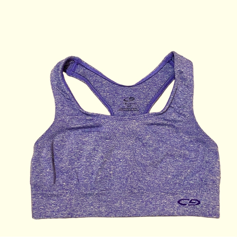 Champion purple racer back sports bra